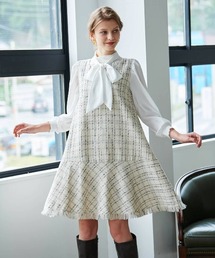 AND COUTURE(アンドクチュール)の「ブラウス付きツイードミニ AND COUTURE(アンドクチュール)の「ブラウス付きツイードミニ