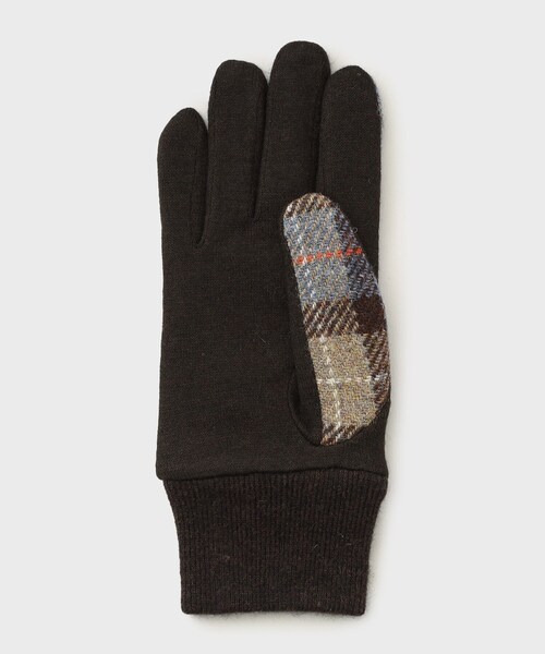 TAKEO KIKUCHI（タケオキクチ）の「◆【スマホ対応】ハリスツイード リブグローブ（手袋・メンズ・レッド系/ネイビー系1/ブルー系6/ブラック系1/チャコールグレー/ダークブラウン系1・00）」の9枚目の写真