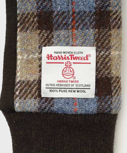 TAKEO KIKUCHI（タケオキクチ）の「◆【スマホ対応】ハリスツイード リブグローブ（手袋・メンズ・レッド系/ネイビー系1/ブルー系6/ブラック系1/チャコールグレー/ダークブラウン系1・00）」の12枚目の写真