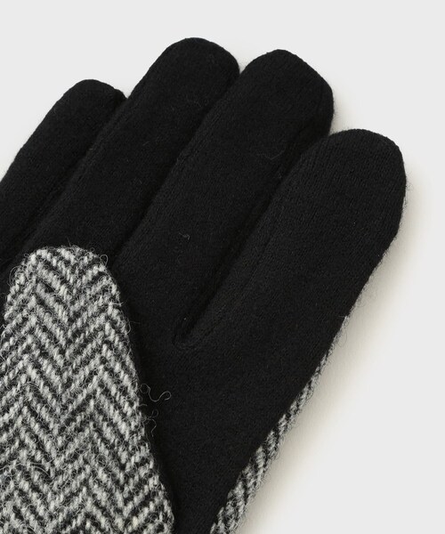 TAKEO KIKUCHI（タケオキクチ）の「◆【スマホ対応】ハリスツイード リブグローブ（手袋・メンズ・レッド系/ネイビー系1/ブルー系6/ブラック系1/チャコールグレー/ダークブラウン系1・00）」の19枚目の写真