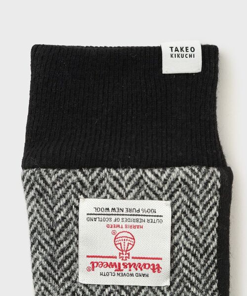 TAKEO KIKUCHI（タケオキクチ）の「◆【スマホ対応】ハリスツイード リブグローブ（手袋・メンズ・レッド系/ネイビー系1/ブルー系6/ブラック系1/チャコールグレー/ダークブラウン系1・00）」の22枚目の写真