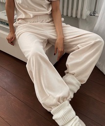 MUYMONA | ベルベット ジョガーパンツ mmw22a031【MUYMONA】【2022AW】(スウェットパンツ)