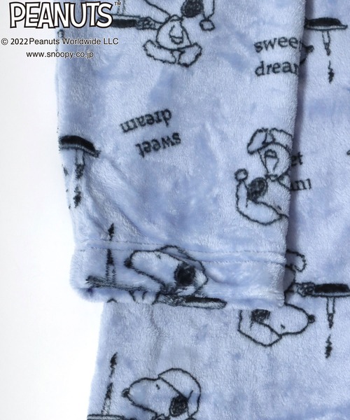 PEANUTS（ピーナッツ）の「PEANUTS SNOOPY（ピーナッツ スヌーピー）ボアフリースガウン/ブランケット（その他ルームウェア・レディース・ブルー・FREE）」の8枚目の写真