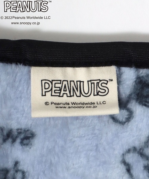 PEANUTS（ピーナッツ）の「PEANUTS SNOOPY（ピーナッツ スヌーピー）ボアフリースガウン/ブランケット（その他ルームウェア・レディース・ブルー・FREE）」の5枚目の写真
