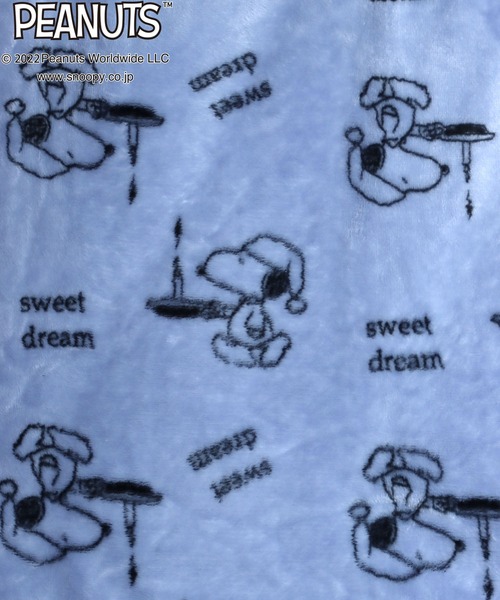 PEANUTS（ピーナッツ）の「PEANUTS SNOOPY（ピーナッツ スヌーピー）ボアフリースガウン/ブランケット（その他ルームウェア・レディース・ブルー・FREE）」の11枚目の写真