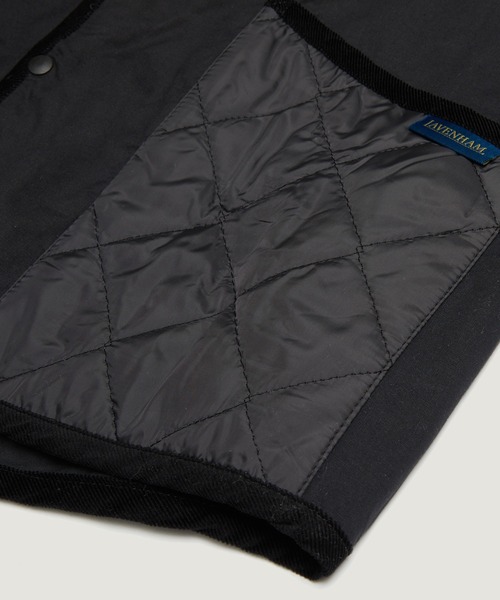 LAVENHAM(ラベンハム)の「QUILT POCKET LONG SLEEVE SHIRT MENS / キルトポケット ロング スリーブ シャツ メンズ(シャツ/ブラウス・メンズ・ブラック・M/S)」の12枚目の写真