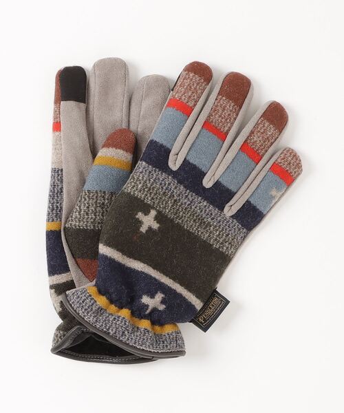 PENDLETON(ペンドルトン)の「∴【 PENDLETON / ペンドルトン 】 スマホ対応 メンズ グローブ MENS GLOVE PDW(手袋・メンズ・ダークブラウン/グレイッシュベージュ/ブラック・FREE)」の3枚目の写真