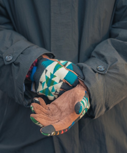 PENDLETON(ペンドルトン)の「∴【 PENDLETON / ペンドルトン 】 スマホ対応 メンズ グローブ MENS GLOVE PDW(手袋・メンズ・ダークブラウン/グレイッシュベージュ/ブラック・FREE)」の5枚目の写真