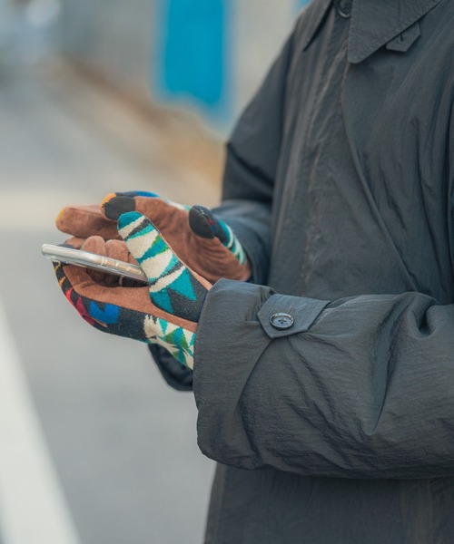 PENDLETON(ペンドルトン)の「∴【 PENDLETON / ペンドルトン 】 スマホ対応 メンズ グローブ MENS GLOVE PDW(手袋・メンズ・ダークブラウン/グレイッシュベージュ/ブラック・FREE)」の4枚目の写真