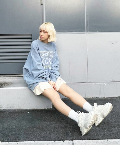 Figments（フィグメンツ）の「ICECREAMスウェット（スウェット・レディース・グレー/サックスブルー/ブラック・FREE）」の10枚目の写真