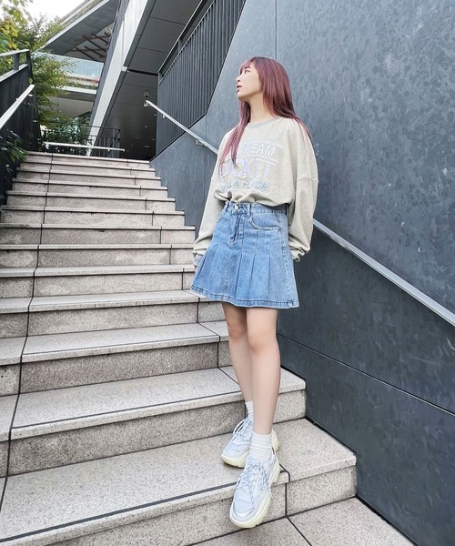 Figments（フィグメンツ）の「ICECREAMスウェット（スウェット・レディース・グレー/サックスブルー/ブラック・FREE）」の11枚目の写真