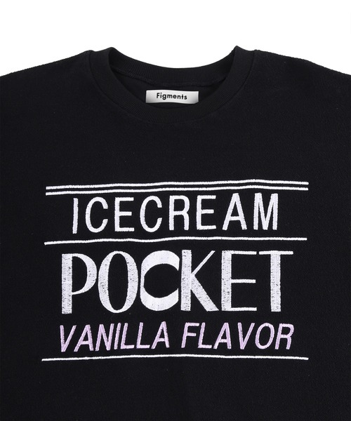 Figments（フィグメンツ）の「ICECREAMスウェット（スウェット・レディース・グレー/サックスブルー/ブラック・FREE）」の14枚目の写真