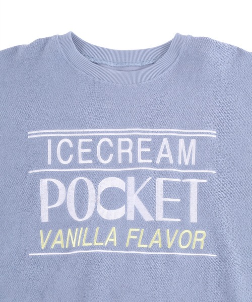Figments（フィグメンツ）の「ICECREAMスウェット（スウェット・レディース・グレー/サックスブルー/ブラック・FREE）」の15枚目の写真