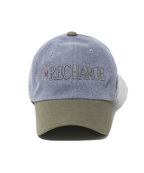 Millo Archive(ミロ アーカイブ)の「【millo 】ニューバイタリティーボールキャップ / New Vitality Ball Cap(キャップ・レディース・シルバーグレー/インディゴ×シルバー・FREE)」の2枚目の写真