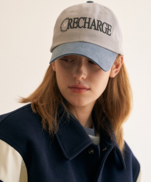 Millo Archive(ミロ アーカイブ)の「【millo 】ニューバイタリティーボールキャップ / New Vitality Ball Cap(キャップ・レディース・シルバーグレー/インディゴ×シルバー・FREE)」の8枚目の写真