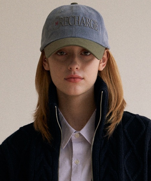 Millo Archive(ミロ アーカイブ)の「【millo 】ニューバイタリティーボールキャップ / New Vitality Ball Cap(キャップ・レディース・シルバーグレー/インディゴ×シルバー・FREE)」の14枚目の写真