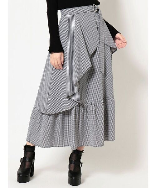 EATME（イートミー）の「フレアラップティアードスカート（スカート・レディース・ブラック/ピンク/その他1・SMALL/MEDIUM）」の8枚目の写真