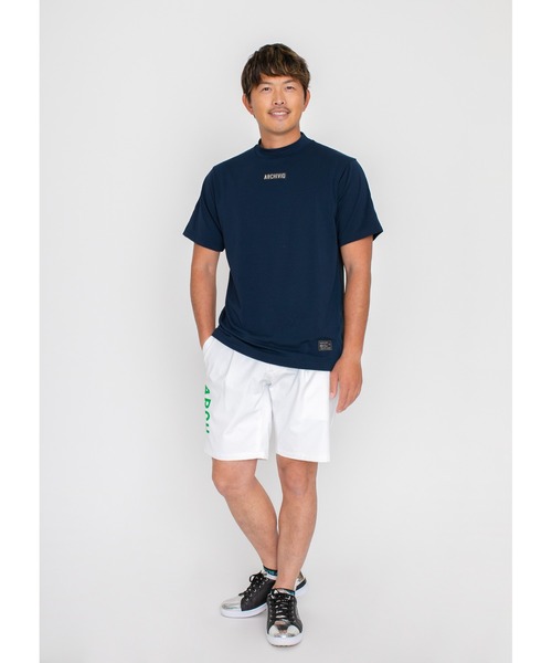 archivio（アルチビオ）の「<MENS>アルチビオゴルフウェア ハイネックプル 2023年春夏（Tシャツ/カットソー・メンズ・ホワイト×グレー/イエロー/ネイビー・LL/L/M）」の13枚目の写真