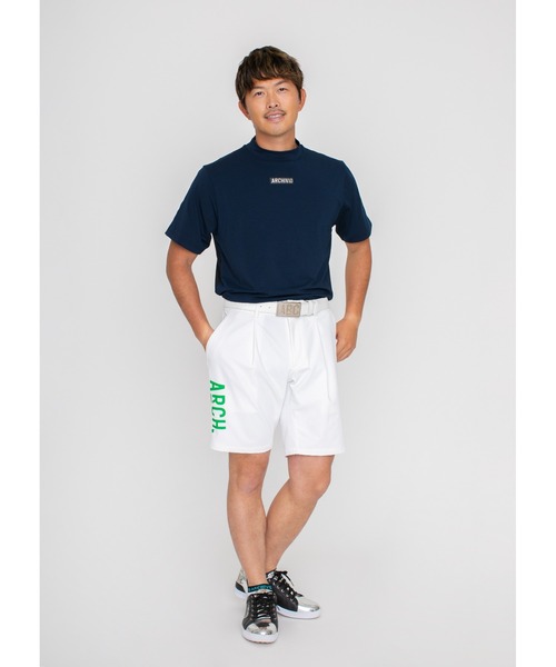 archivio（アルチビオ）の「<MENS>アルチビオゴルフウェア ハイネックプル 2023年春夏（Tシャツ/カットソー・メンズ・ホワイト×グレー/イエロー/ネイビー・LL/L/M）」の16枚目の写真