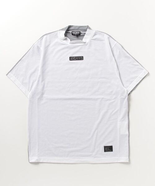archivio（アルチビオ）の「<MENS>アルチビオゴルフウェア ハイネックプル 2023年春夏（Tシャツ/カットソー・メンズ・ホワイト×グレー/イエロー/ネイビー・LL/L/M）」の21枚目の写真