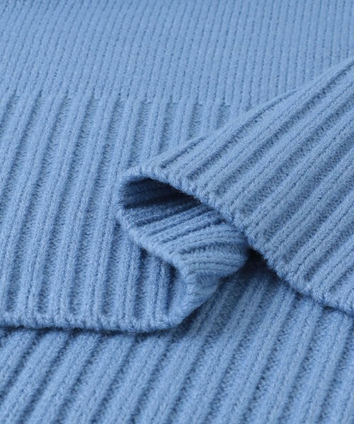 SENSE OF PLACE by URBAN RESEARCH（センスオブプレイスバイアーバンリサーチ）の「タートルネックルーズセーター（ニット/セーター・レディース・ブラック/アイボリー/ブルー・ONE）」の14枚目の写真