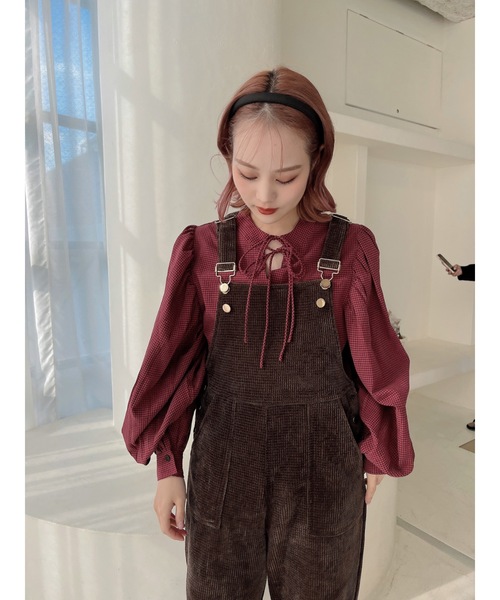 jumelle（ジュメロ）の「ツイルカラーカチューシャ（カチューシャ・レディース・レッド/ブラック/ホワイト/ピンク・FREE）」の3枚目の写真