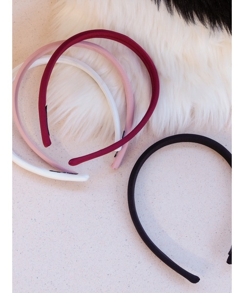 jumelle（ジュメロ）の「ツイルカラーカチューシャ（カチューシャ・レディース・レッド/ブラック/ホワイト/ピンク・FREE）」の7枚目の写真