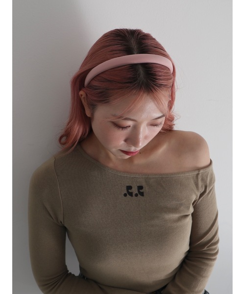 jumelle（ジュメロ）の「ツイルカラーカチューシャ（カチューシャ・レディース・レッド/ブラック/ホワイト/ピンク・FREE）」の16枚目の写真