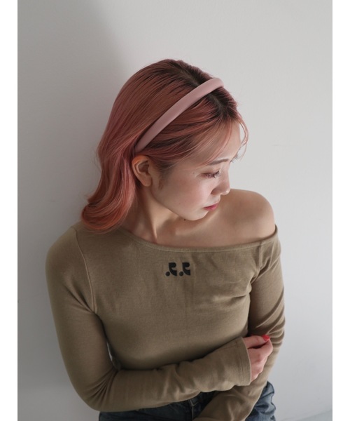 jumelle（ジュメロ）の「ツイルカラーカチューシャ（カチューシャ・レディース・レッド/ブラック/ホワイト/ピンク・FREE）」の15枚目の写真