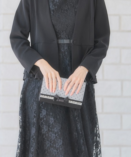 DRESS PLUS(ドレスプラス)の「バッグ クラッチバッグ ショルダーバッグ パーティーバッグ 結婚式(クラッチバッグ・レディース・シルバー/ダークラベンダー/シャンパン/ブルーグレー・フリー)」の12枚目の写真