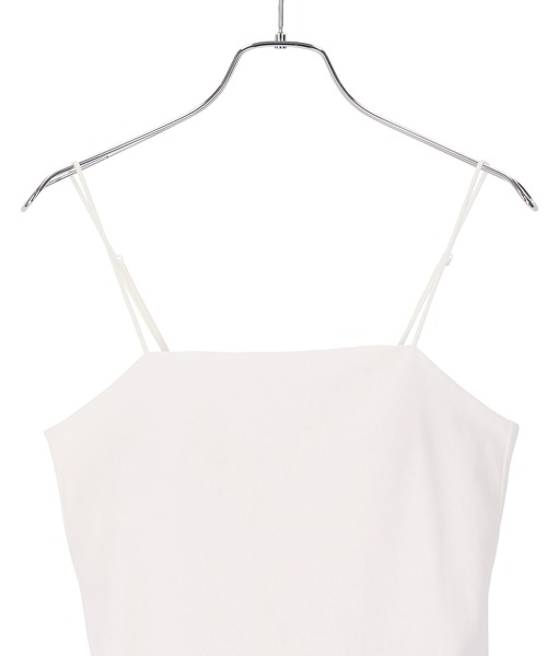 ADAM ET ROPE'（アダムエロペ）の「〈追加〉ベアトップキャミソール（キャミソール・レディース・ブラック/ホワイト・FREE）」の6枚目の写真