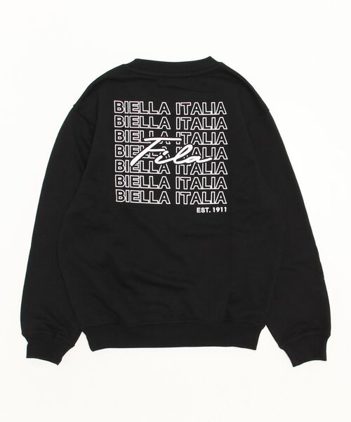 FILA(フィラ)の「FILA/フィラ T/C裏毛バックロゴクルースウェット(スウェット・メンズ・ブラック/ホワイト・LARGE/MEDIUM)」の2枚目の写真