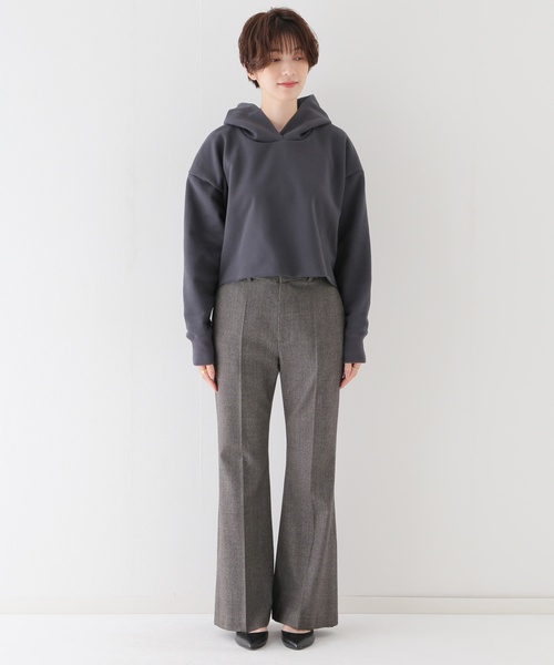 plage(プラージュ)の「les Tendre MINI パーカー(パーカー・レディース・ホワイト/チャコールグレー・FREE)」の3枚目の写真