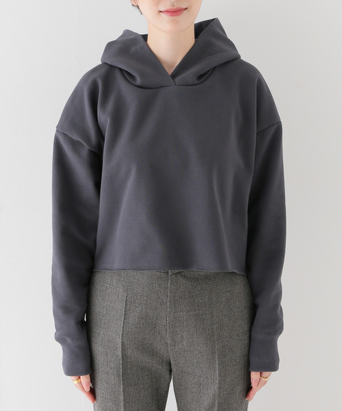 plage(プラージュ)の「les Tendre MINI パーカー(パーカー・レディース・ホワイト/チャコールグレー・FREE)」の19枚目の写真