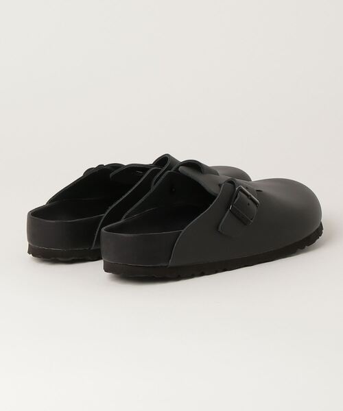 BIRKENSTOCK（ビルケンシュトック）の「BIRKENSTOCK / ビルケンシュトック：Boston ナチュラルレザー (レギュラーフィット)：BST-1023679[STD]（スリッポン・メンズ・ブラック・40/39）」の2枚目の写真