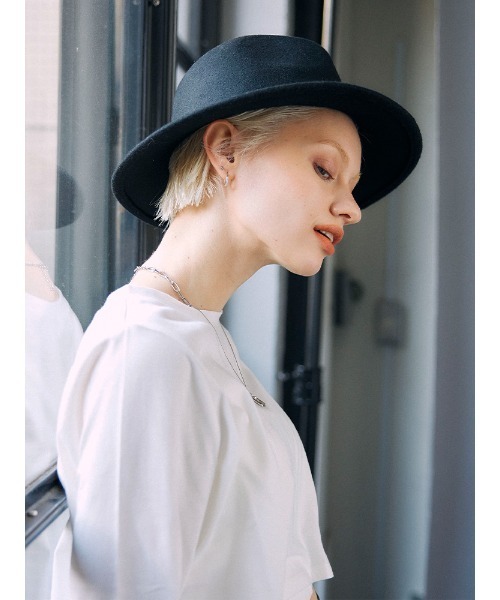 ENVYM(アンビー)の「ベーシックHAT(ハット・レディース・ブラック・FREE)」の2枚目の写真
