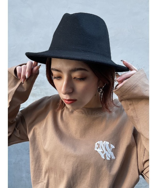 ENVYM(アンビー)の「ベーシックHAT(ハット・レディース・ブラック・FREE)」の6枚目の写真