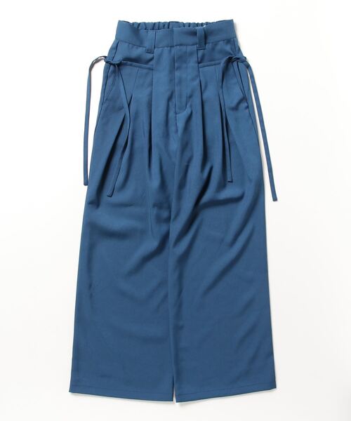 shesame（シーセム）の「2タックドローコードデザインパンツ（その他パンツ・レディース・アイボリー/ブラック/ブルー・MEDIUM/LARGE）」の14枚目の写真