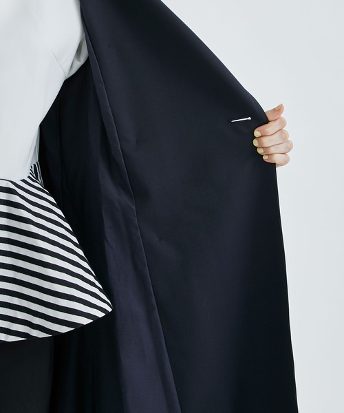 BORDERS at BALCONY / ボーダーズアットバルコニー】SHOULDER FRILL