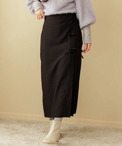 flower（フラワー）の「プチリボンスカート（スカート・レディース・ブラック/イエロー・FREE）」の22枚目の写真