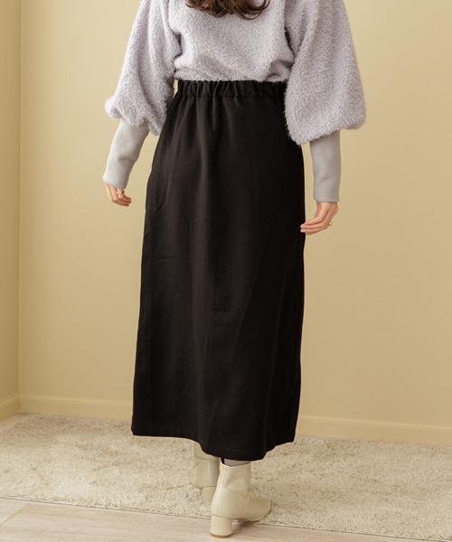 flower（フラワー）の「プチリボンスカート（スカート・レディース・ブラック/イエロー・FREE）」の4枚目の写真