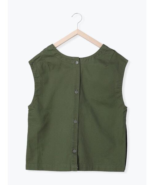 Samansa Mos2(サマンサ モスモス)の「前後着ツイルベスト(ベスト・レディース・カーキ・フリ-)」の19枚目の写真