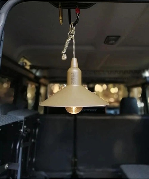 POST GENERAL（ポストジェネラル）の「POST GENERAL/ポストジェネラル　ハングランプ タイプ2（アウトドアグッズ・メンズ・ブラック/オリーブ/サンドベージュ・FREE）」の8枚目の写真