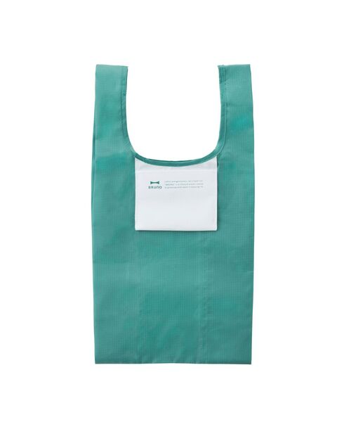 BRUNO(ブルーノ)の「ポケッタブルエコバッグS(トートバッグ・レディース・ライトグレー/ネイビー/カーキ/ブルーグリーン・フリ-)」の4枚目の写真