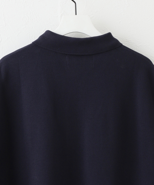 FRED PERRY×RAF SIMONS(フレッドペリーラフシモンズ)の「【RAFSIMONS × FREDPERRY】OVERSIZED PRINTED ポロシャツ(ポロシャツ・メンズ・ネイビー・SMALL)」の4枚目の写真