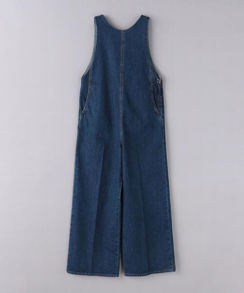 CURRENTAGE（カレンテージ）の「【別注】＜CURRENTAGE＞バックV オールインワン（つなぎ/オールインワン・レディース・コバルトブルー・2/1）」の11枚目の写真