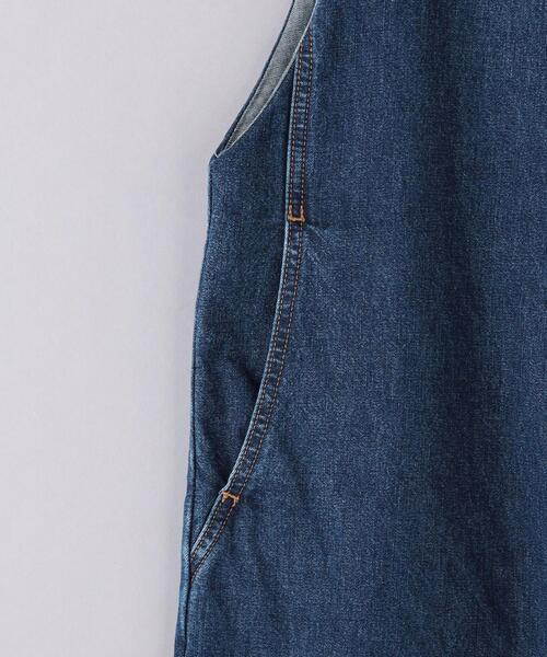 CURRENTAGE（カレンテージ）の「【別注】＜CURRENTAGE＞バックV オールインワン（つなぎ/オールインワン・レディース・コバルトブルー・2/1）」の18枚目の写真