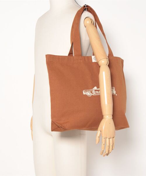 OLD BETTY'S（オールドベティーズ）の「Heavy Canvas Tote BAG(L)（トートバッグ・レディース・キャメル・L）」の8枚目の写真