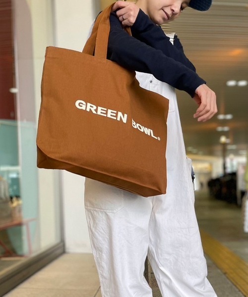 OLD BETTY'S（オールドベティーズ）の「Heavy Canvas Tote BAG(L)（トートバッグ・レディース・キャメル・L）」の6枚目の写真