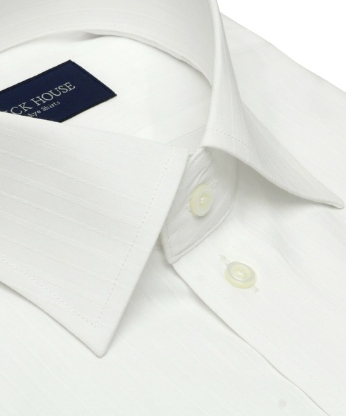 TOKYO SHIRTS(トウキョウシャツ)の「透け防止 形態安定ノーアイロン ワイド 長袖ビジネスワイシャツ(ビジネスシャツ・メンズ・ホワイト・首回り37cm-裄丈80cm/首回り37cm-裄丈84cm/首回り39cm-裄丈80cm/首回り39cm-裄丈84cm/首回り41cm-裄丈82cm/首回り41cm-裄丈86cm/首回り42cm-裄丈82cm/首回り42cm-裄丈86cm/首回り43cm-裄丈82cm/首回り43cm-裄丈86cm)」の3枚目の写真